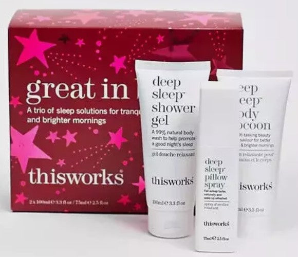 This Works Great In Bed Trio Sleep & Skin Boxed Set