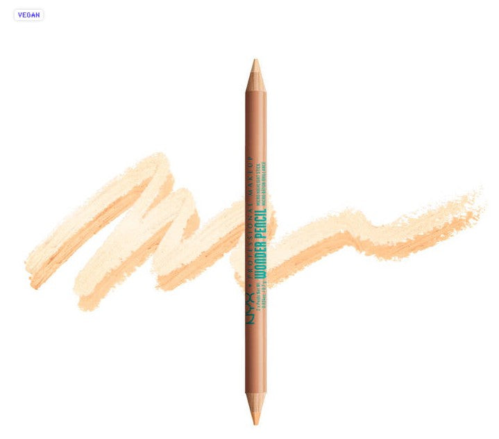 NYX Professional WONDER Pencil Multi Tasking Concealer Eye Brightener & Brow Lighter MEDIUM