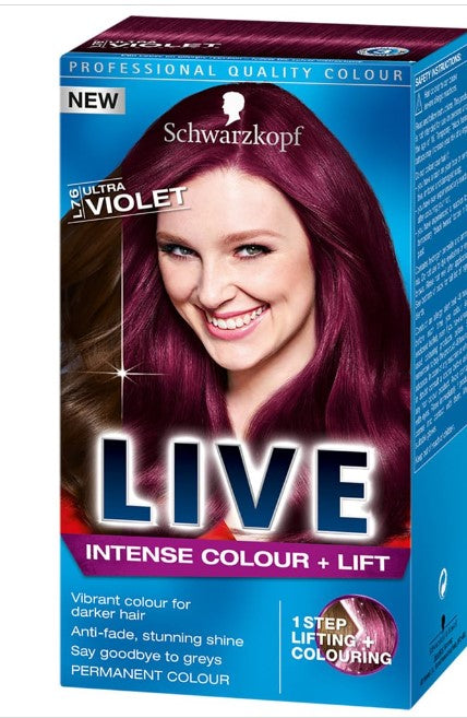 Schwarzkopf Live Hair Intense Colour - Ultra Violet L76