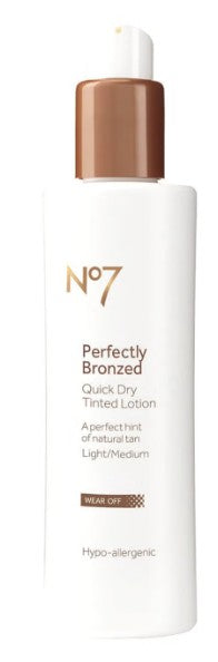 No7 Perfectly Bronzed Self Tan Quick Dry Tinted Lotion 200ml