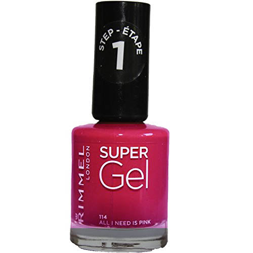 Rimmel Super Gel Nail Varnish All I Need is Pink 114