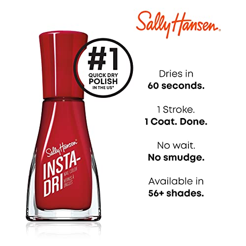 Sally Hansen Insta Dri Nail Polish Zip Wine