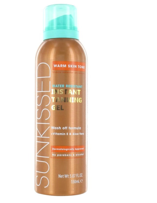 Sunkissed Instant Tanning Gel Water Resistant with Vitamins & Aloe