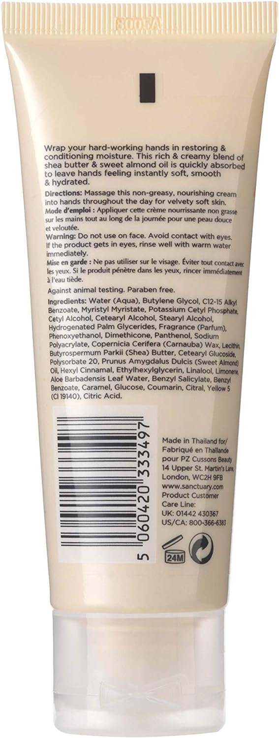 Sanctuary Spa Hand Cream with Shea Butter 75ml