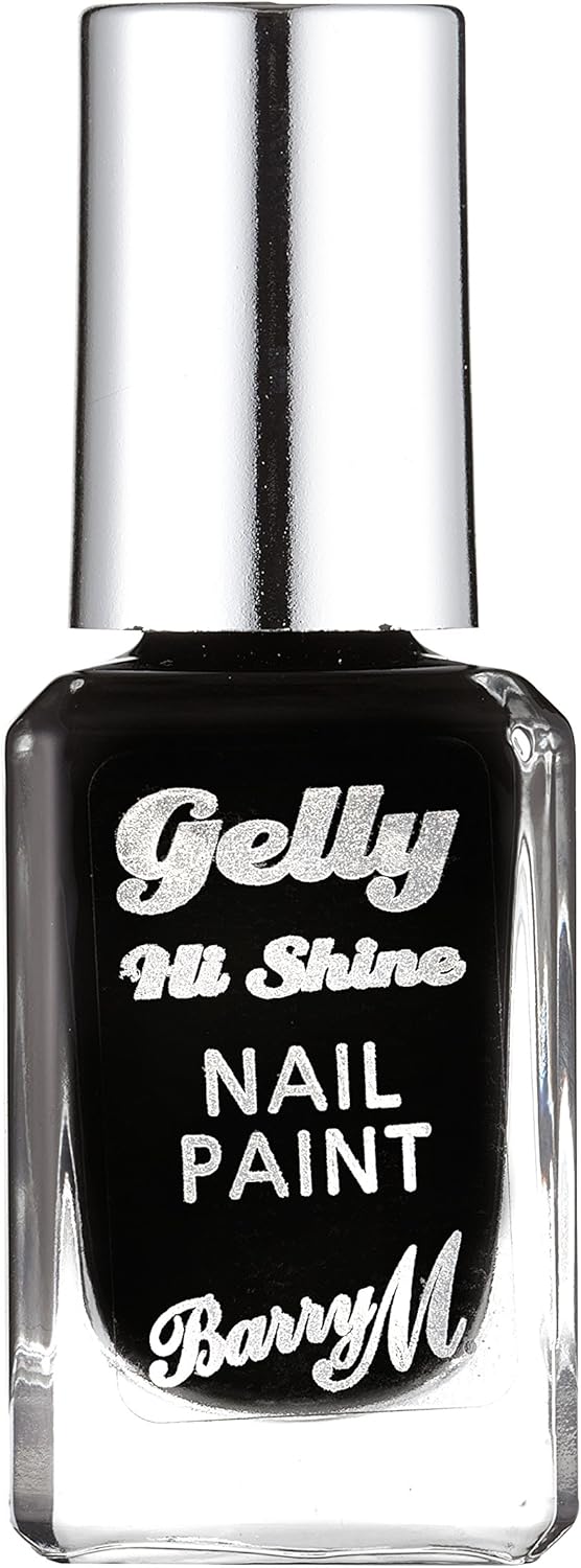 Barry M Gelly Hi Shine Nail Paint Black Forest