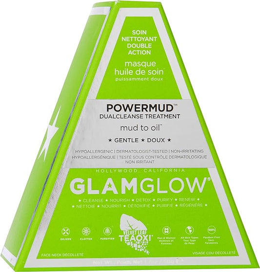 Glamglow Powermud Dual Cleanse Treatment Mask 50g Boxed