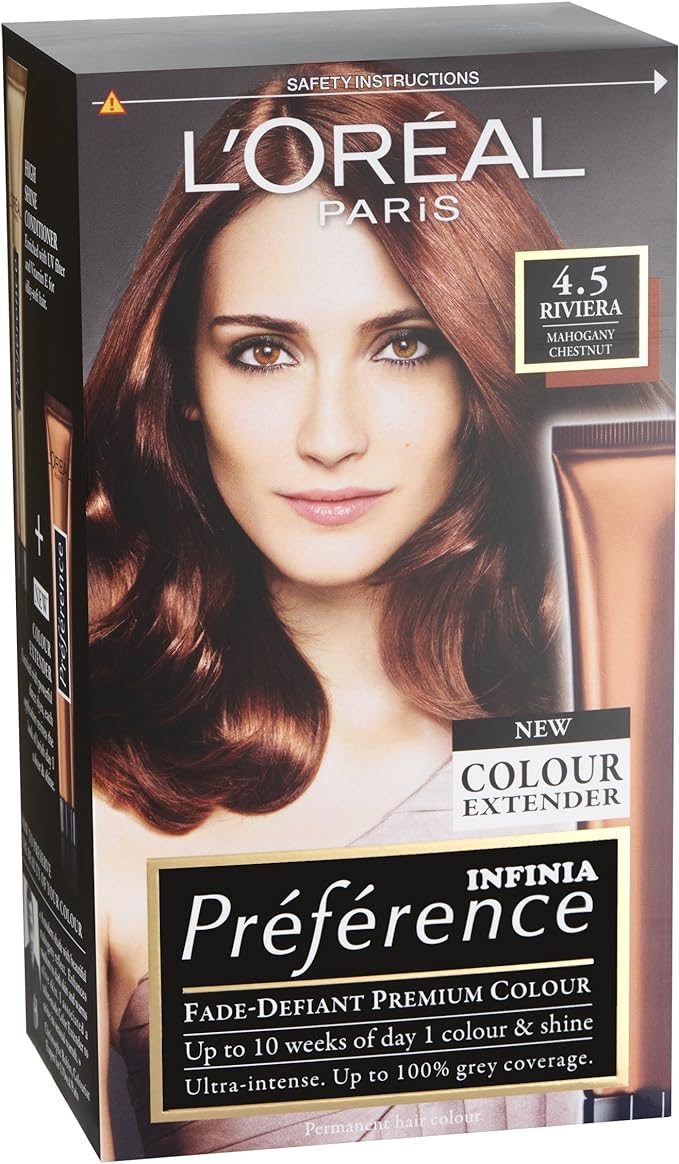 Loreal Preference Permanent Hair Colour 4.5 Riviera