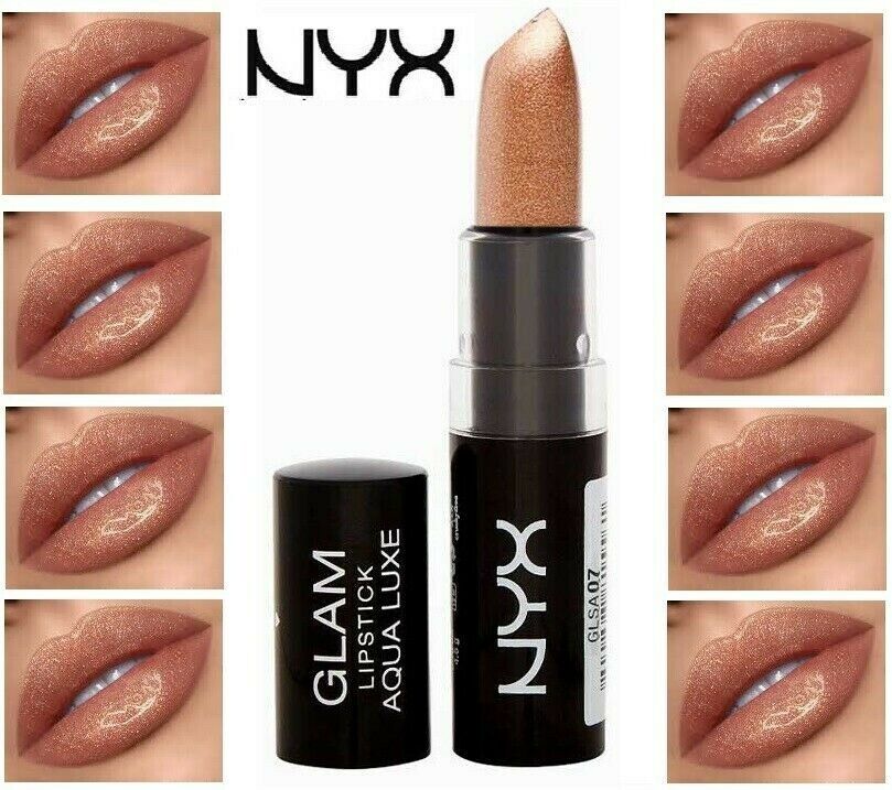 NYX Professional Glam Lipstick Aqua Luxe, Jet Set