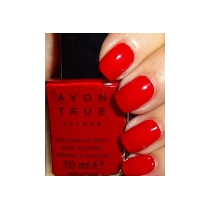 Avon True Colour Pro Colour Nail Varnish Real Red