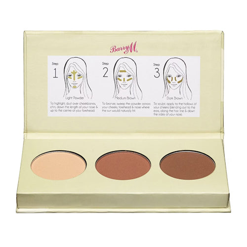 Barry M Chisel Cheeks Contour Kit Light to Medium