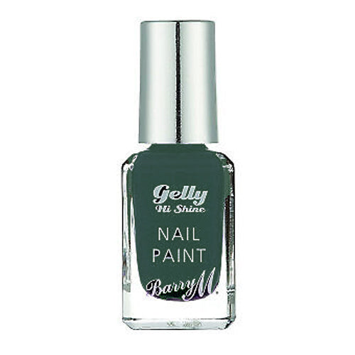 Barry M Gelly Hi Shine Nail Paint Black Forest