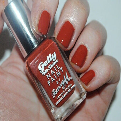 Barry M Gelly Hi Shine Nail Paint Paprika