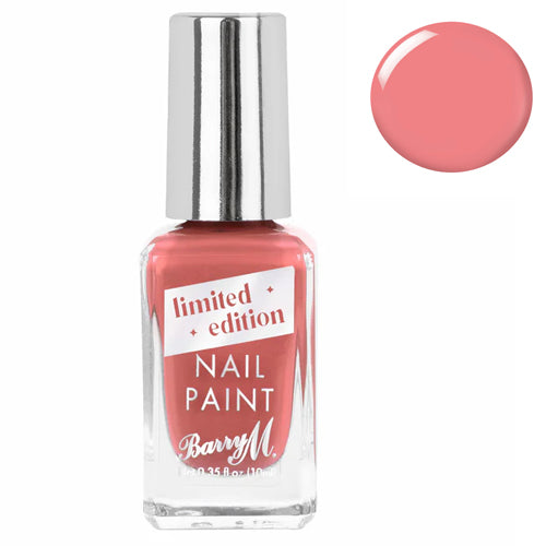 Barry M Gelly Hi Shine Nail Paint Ltd Ed Pink Soleil