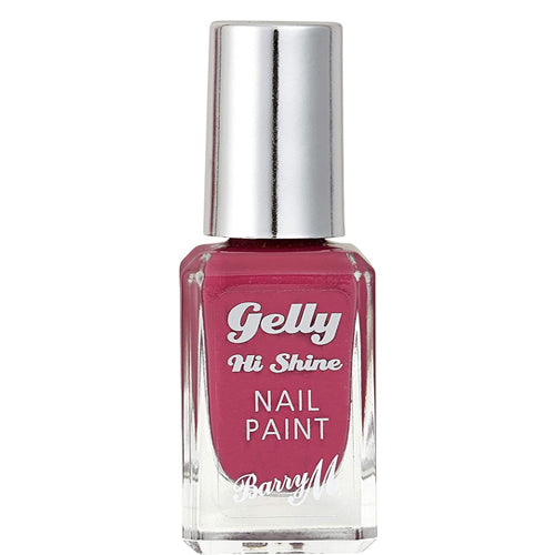 Barry M Gelly Hi Shine Nail Paint Rhubarb