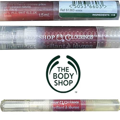 The Body Shop High Shine Brush-on Lip Gloss in Golden Plum Full Size by Bodyshop