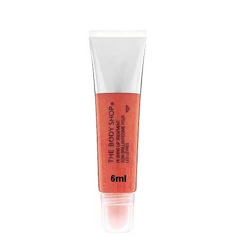 The Body Shop High Shine Lipgloss Tube in Golden Coral 6ml by Bodyshop