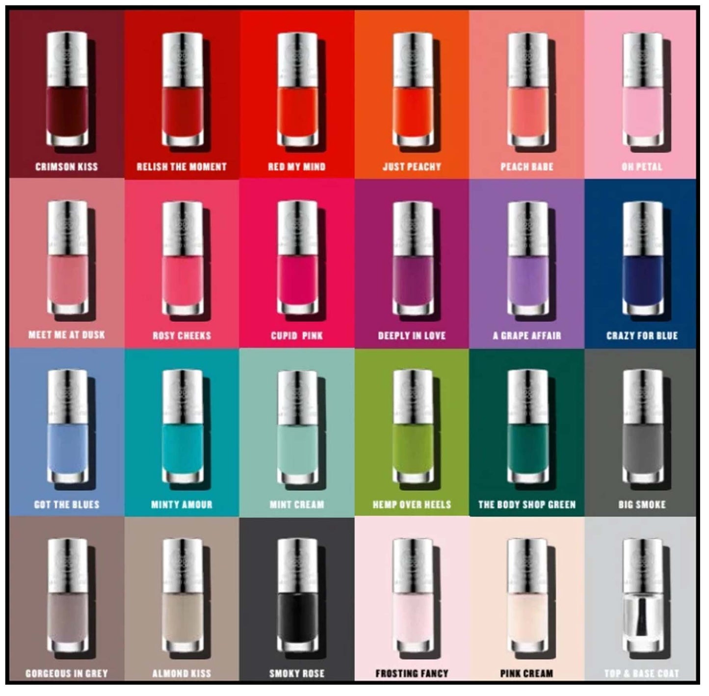 The Body Shop Colour Crush Nail Polish Crazy for Blue by Bodyshop