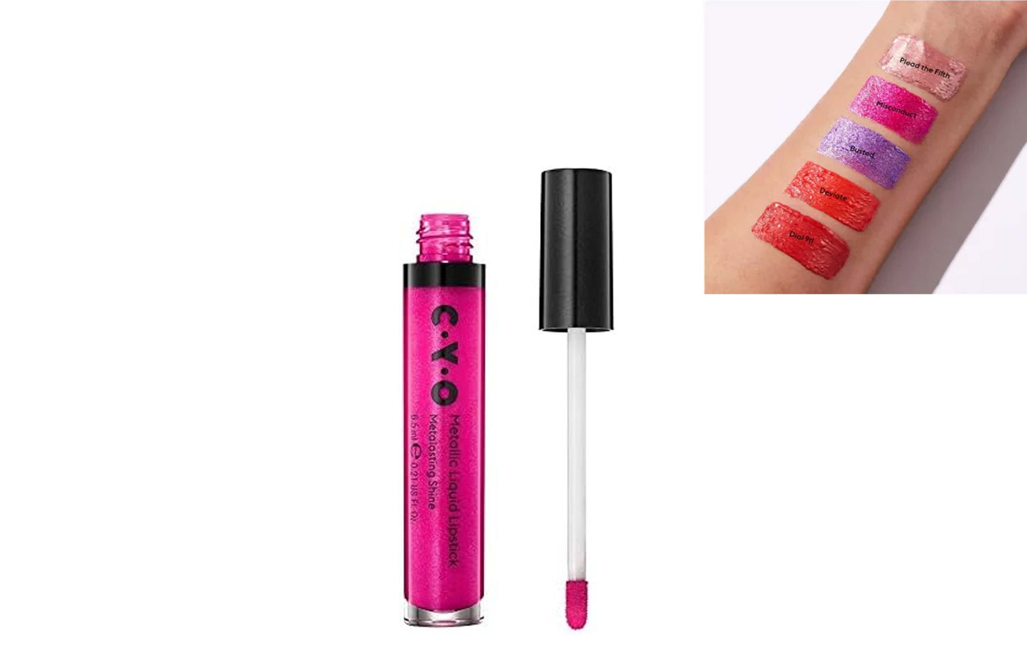 CYO Metallic Shine Liquid Lipstick Miss Conduct
