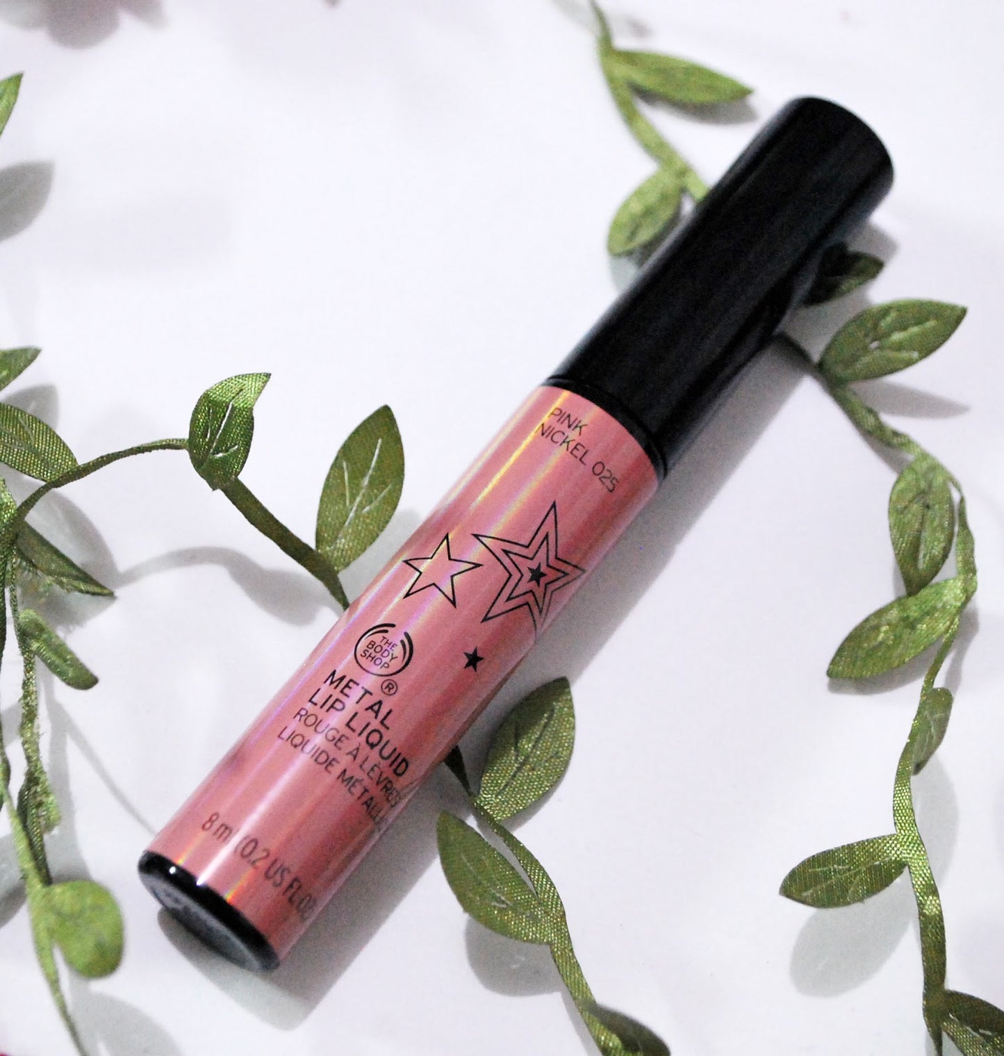 The Body Shop Lip Liquid Shine Lipgloss Pink Nickel 025 by Bodyshop