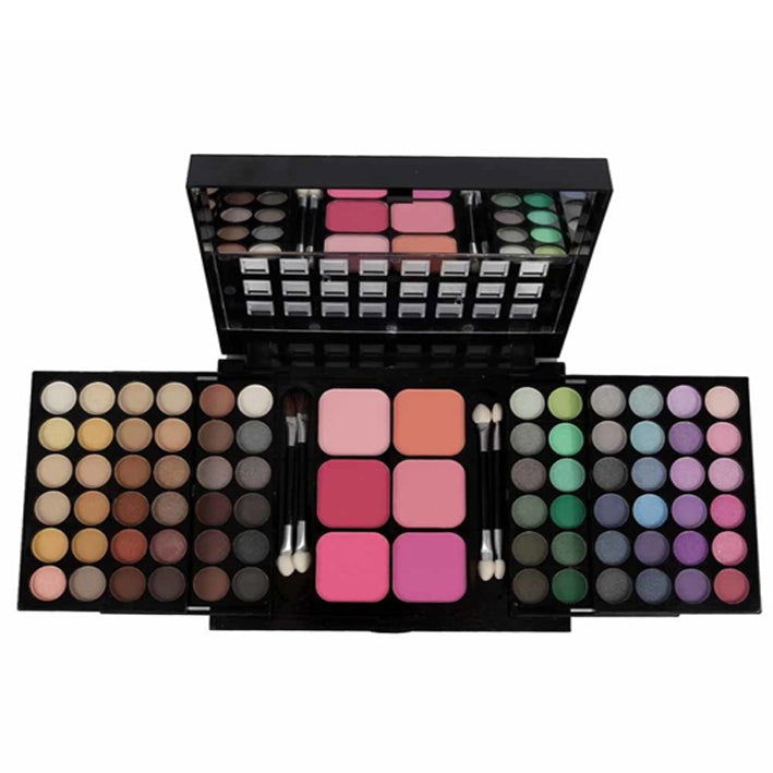 Huge 54 Matte & Shimmer Eyeshadow & Blusher Mirror Set + 4 Applicators