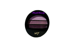 No7 Stay Perfect EyeShadow Trio Palette in Shades of Purple/Plum