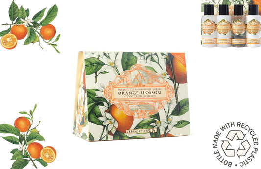 Aromas Artesanales De Antigua Orange Blossom Hair & Skin Luxury Travel Set