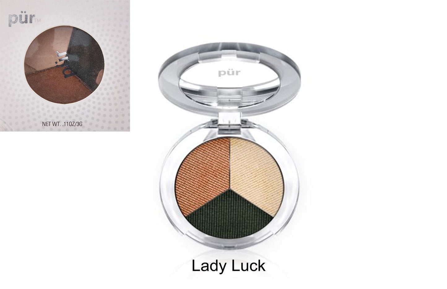 Pur Minerals Perfect Fit Eye Shadow Trio, Lady Luck