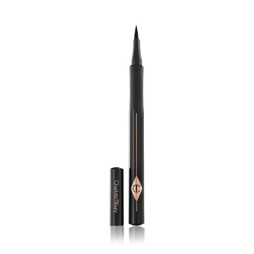 Charlotte Tilbury The Feline Flick Black Quick Fine Line Shodo Pen, Unboxed