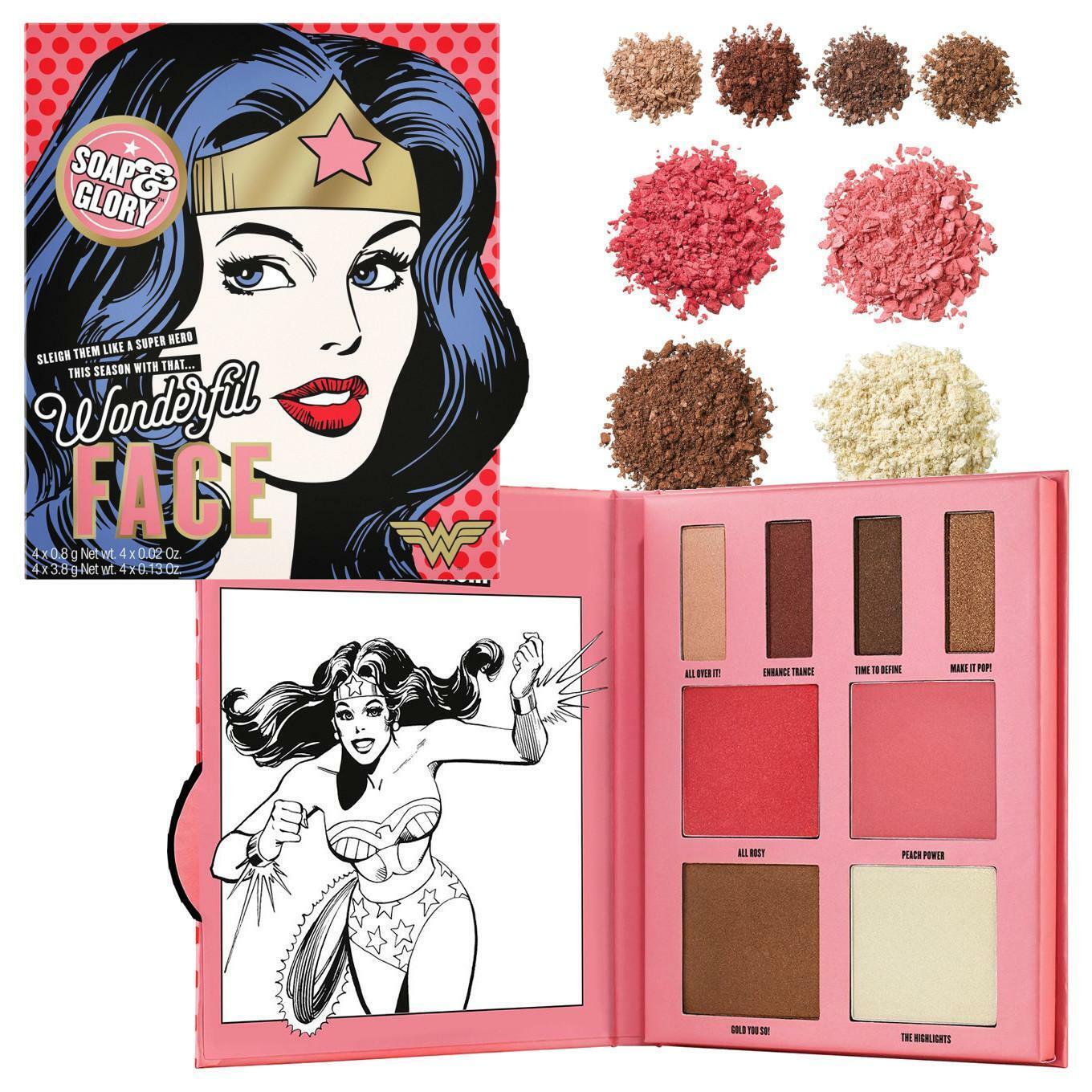 Soap & Glory Wonderful Face, Eyeshadow & Cheek Blusher Palette