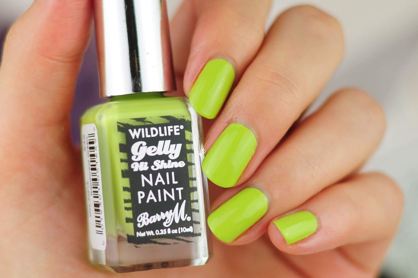 Barry M Wildlife Gelly Hi Shine Nail Paint Rainforest Green