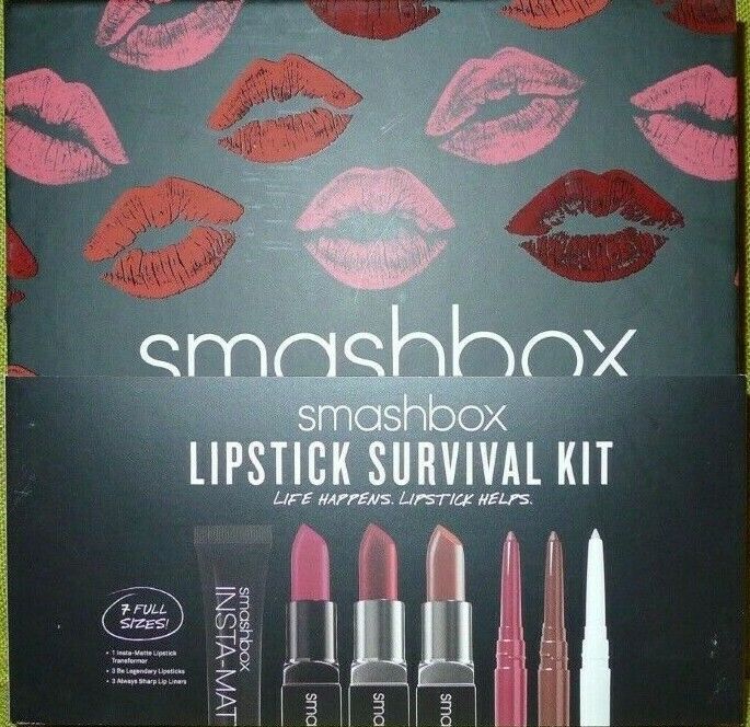 Smashbox Lipstick Survival Kit Lipstick & Lipliner Box Set
