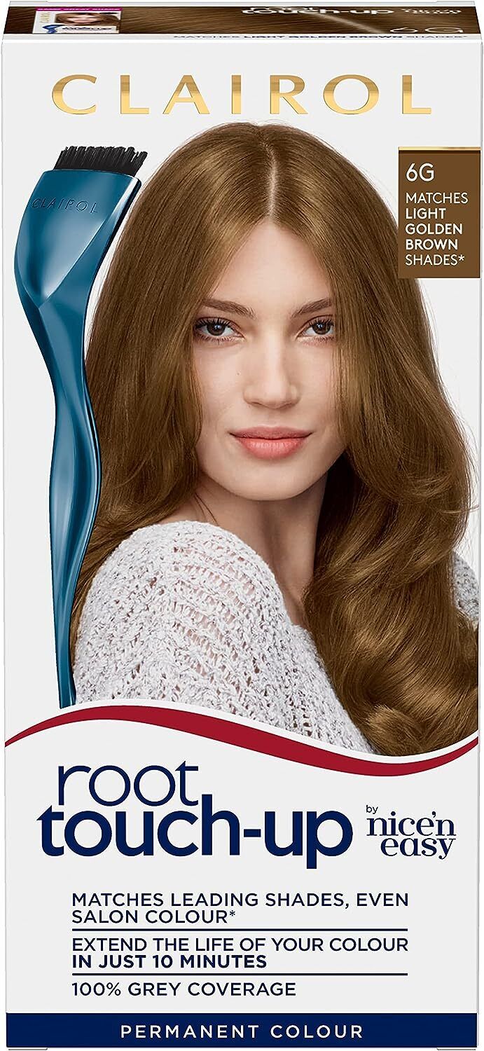 Clairol Nice 'n Easy Root Touch-Up Permanent Colour, Golden Brown Shade 6G