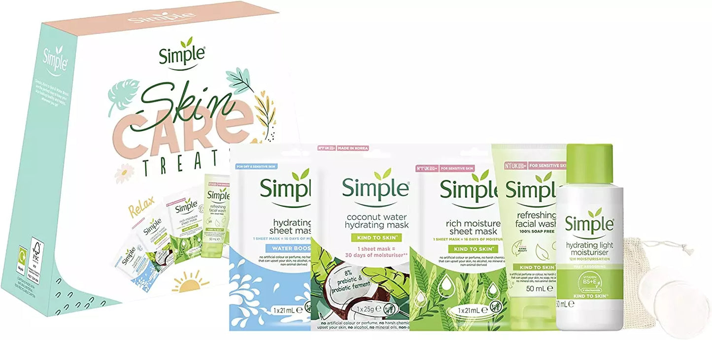Simple Skin Care Treats 5 piece Gift Set,