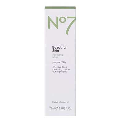 No7 Beautiful Skin Purifying Mask for Normal/Oily Skin 75ml Boxed