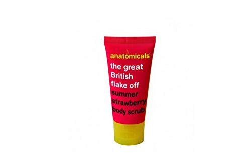 Anatomicals The Great British Flake Off Summer Strawberry Body Scrub Travel Size