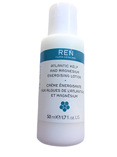 REN Atlantic Kelp & Magnesium energising Body Lotion 50ml Travel Size