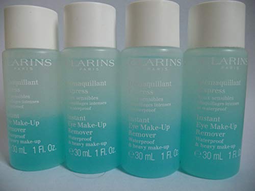 Clarins Instant Eye Makeup Remover 120ml in 4 x 30ml Bottles