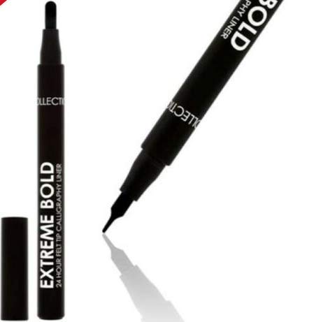 Collection Extreme Bold 24h Felt Tip Calligraphy Liner 01 Black