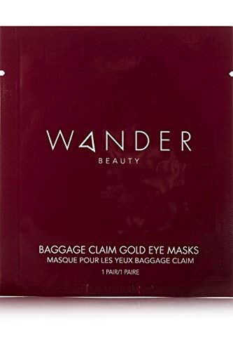 Wander Beauty Baggage Claim Gold Eye Masks 1 Pair