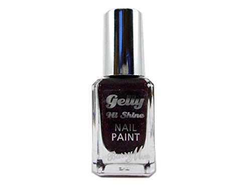Barry M Gelly Hi Shine Nail Paint Sparkling Amethyst