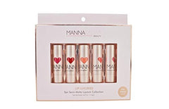 Manna Kadar Night on the Town Lip Luxuries Semi Matte 5 Piece Lipstick Set Gift Boxed