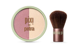 Pixi Beauty Blush Duo + Kabuki Rose Gold