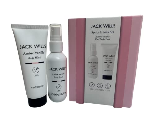 Jack Wills Sprits & Soak Set - Beauty Ambre Vanille Body Duo Gift Set