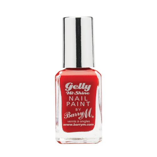 Barry M Gelly Hi Shine Nail Paint Blood Orange