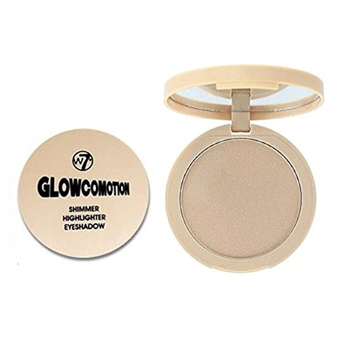W7 Glowcomotion Highlighting Powder - Gold Pressed Powder Shimmer - Highlighting Vegan Makeup
