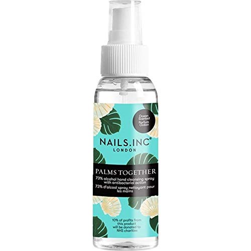 Nails. Inc Palms Together 73% Alcohol Cleansing Spray - Ocean Scent