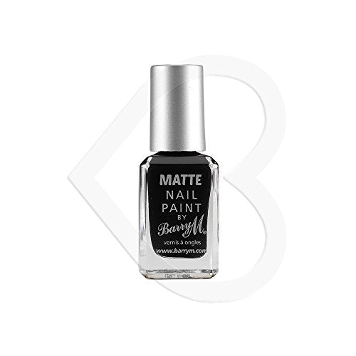 Barry M Nail Paint Matte Black Expresso