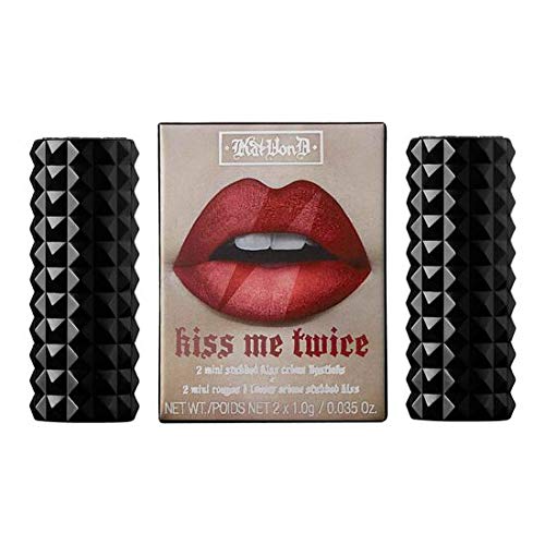 Kat Von D Kitten Mini Kiss Me Twice Studded Kiss Crème Lipstick Duo