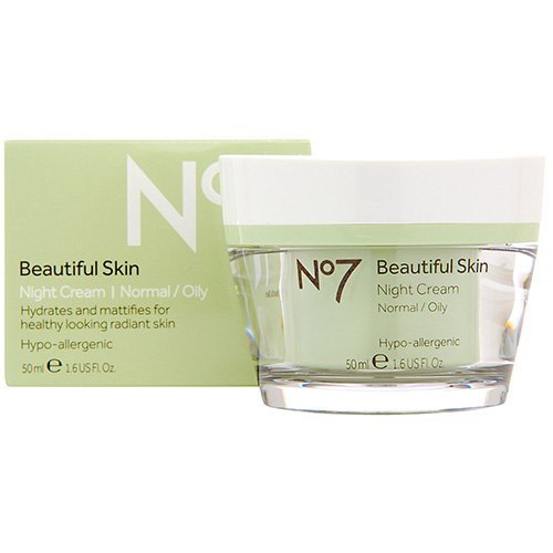 No7 Beautiful Skin Night Cream - Normal/Oily 50ml