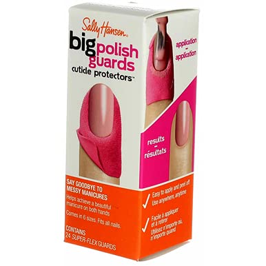 Sally Hansen Big Polish Guards Cuticle Protectors 24 Count (2 Pack)